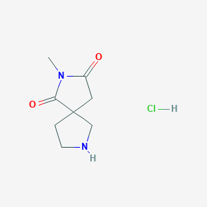 2-Methyl-2,7-diazaspiro[4.4]nonane-1,3-dione hydrochloride
