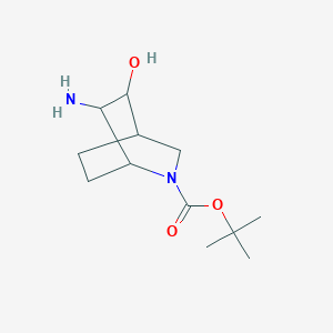 tert-Butyl 6-amino-5-hydroxy-2-azabicyclo[2.2.2]octane-2-carboxylate