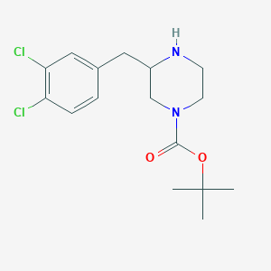 3-(3,4-Dichloro-benzyl)-piperazine-1-carboxylic acid tert-butyl ester