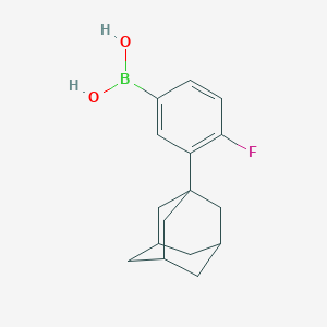 (3-(Adamantan-1-yl)-4-fluorophenyl)boronic acid