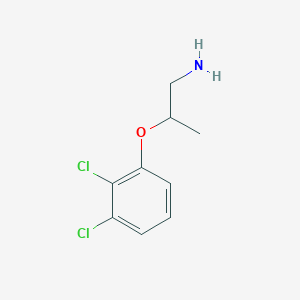 molecular formula C9H11Cl2NO B14859601 2-(2,3-Dichloro-phenoxy)-propylamine 