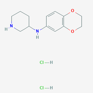 N-(2,3-Dihydro-1,4-benzodioxin-6-yl)-3-piperidinamine dihydrochloride