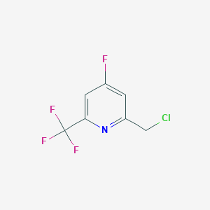 2-(Chloromethyl)-4-fluoro-6-(trifluoromethyl)pyridine