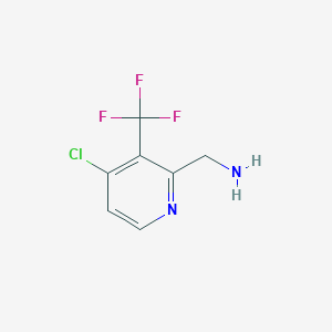 [4-Chloro-3-(trifluoromethyl)pyridin-2-YL]methylamine