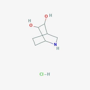 2-Azabicyclo[2.2.2]octane-5,6-diol hydrochloride