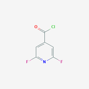 molecular formula C6H2ClF2NO B14859684 2,6-Difluoroisonicotinoyl chloride 