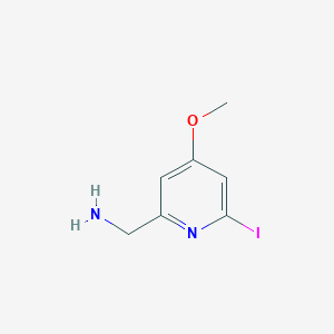 (6-Iodo-4-methoxypyridin-2-YL)methylamine