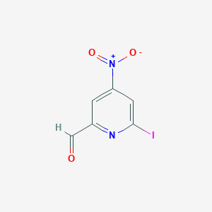 6-Iodo-4-nitropyridine-2-carbaldehyde