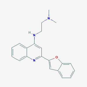 molecular formula C21H21N3O B14859738 N'-(2-(Benzofuran-2-yl)quinolin-4-yl)-N,N-dimethylethane-1,2-diamine 