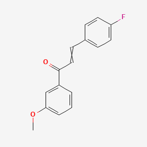 3-(4-Fluorophenyl)-1-(3-methoxyphenyl)prop-2-en-1-one