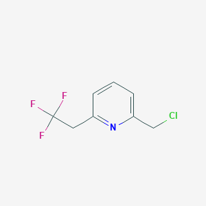 2-(Chloromethyl)-6-(2,2,2-trifluoroethyl)pyridine