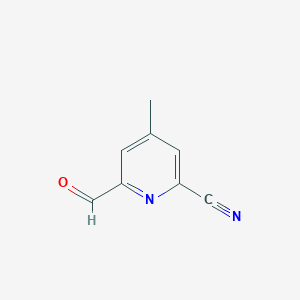 6-Formyl-4-methylpyridine-2-carbonitrile