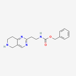 Benzyl (2-(5,6,7,8-tetrahydropyrido[4,3-d]pyrimidin-2-yl)ethyl)carbamate