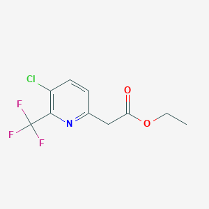 Ethyl 3-chloro-2-(trifluoromethyl)pyridine-6-acetate