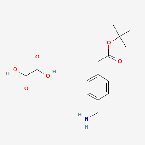 4-Tert-butoxycarbonylmethyl-benzylamine oxalate