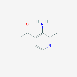 1-(3-Amino-2-methylpyridin-4-YL)ethan-1-one