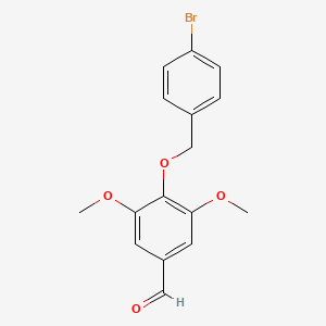 4-[(4-Bromophenyl)methoxy]-3,5-dimethoxybenzaldehyde