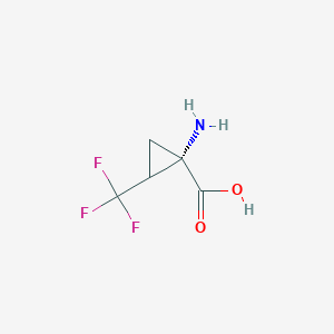 (1S)-1-amino-2-(trifluoromethyl)cyclopropane-1-carboxylic acid