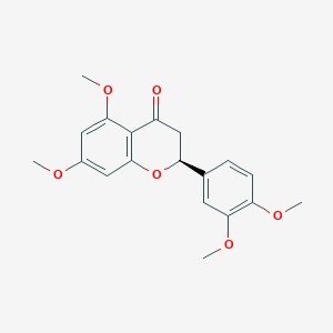 molecular formula C19H20O6 B14859831 (2s)-5,7,3',4'-Tetramethoxyflavanone 