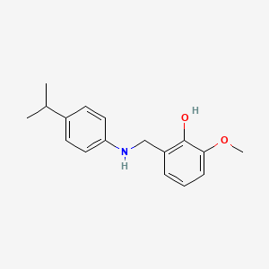 2-{[(4-Isopropylphenyl)amino]methyl}-6-methoxyphenol