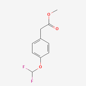 molecular formula C10H10F2O3 B14859897 Methyl [4-(difluoromethoxy)phenyl]acetate 