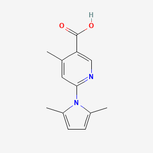 6-(2,5-Dimethyl-1H-pyrrol-1-YL)-4-methylnicotinic acid