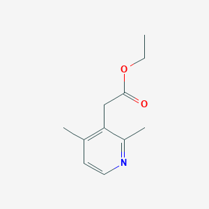 molecular formula C11H15NO2 B14859906 Ethyl (2,4-dimethylpyridin-3-YL)acetate 