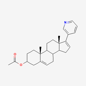 [(10R,13S)-10,13-dimethyl-17-pyridin-3-yl-2,3,4,7,8,9,11,12,14,15-decahydro-1H-cyclopenta[a]phenanthren-3-yl] acetate