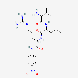 2-[(2-amino-3-methylbutanoyl)amino]-N-[5-(diaminomethylideneamino)-1-(4-nitroanilino)-1-oxopentan-2-yl]-4-methylpentanamide