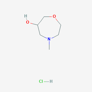 4-Methyl-1,4-oxazepan-6-ol hydrochloride