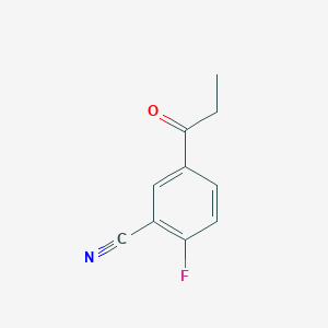 2-Fluoro-5-propionylbenzonitrile