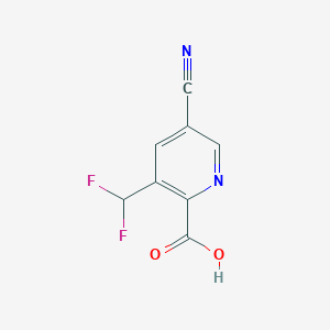 5-Cyano-3-(difluoromethyl)picolinic acid