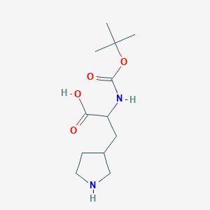 2-Tert-butoxycarbonylamino-3-pyrrolidin-3-YL-propionic acid