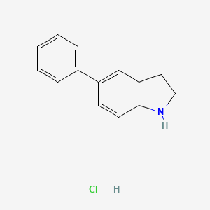 B1486002 5-Phenylindoline hydrochloride CAS No. 2206824-46-4