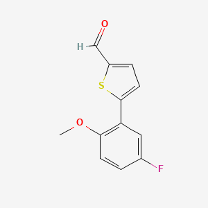 5-(5-Fluoro-2-methoxyphenyl)thiophene-2-carbaldehyde