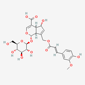 molecular formula C26H30O14 B14860069 10-O-trans-p-Feruloylscandoside 