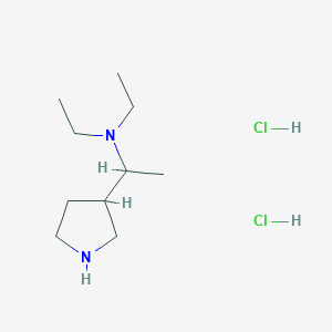 N,N-Diethyl-1-(3-pyrrolidinyl)-1-ethanamine dihydrochloride