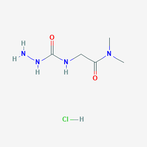 N-[2-(Dimethylamino)-2-oxoethyl]-1-hydrazinecarboxamide hydrochloride