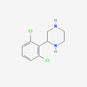 molecular formula C10H12Cl2N2 B14860113 2-(2,6-Dichlorophenyl)piperazine 