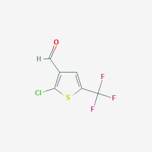 2-Chloro-5-(trifluoromethyl)thiophene-3-carbaldehyde