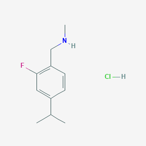 (2-Fluoro-4-isopropylphenyl)-N-methylmethanamine hydrochloride