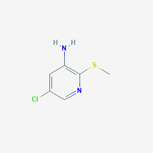 5-Chloro-2-(methylthio)pyridin-3-amine