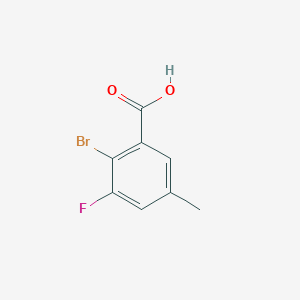 2-Bromo-3-fluoro-5-methylbenzoic acid