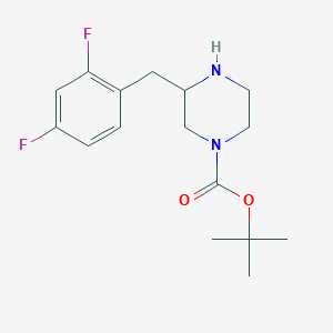 3-(2,4-Difluoro-benzyl)-piperazine-1-carboxylic acid tert-butyl ester