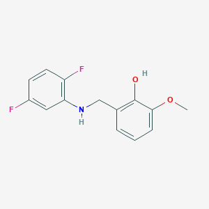 2-(((2,5-Difluorophenyl)amino)methyl)-6-methoxyphenol