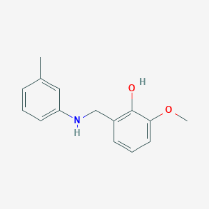 2-Methoxy-6-{[(3-methylphenyl)amino]methyl}phenol