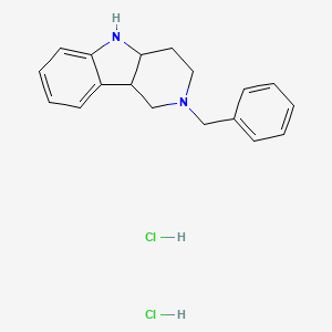 2-Benzyl-2,3,4,4a,5,9b-hexahydro-1H-pyrido[4,3-b]indole dihydrochloride