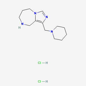 1-(1-Piperidinylmethyl)-6,7,8,9-tetrahydro-5H-imidazo[1,5-a][1,4]diazepine dihydrochloride