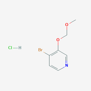 molecular formula C7H9BrClNO2 B1486038 4-Bromo-3-(methoxymethoxy)pyridine hydrochloride CAS No. 2203070-57-7