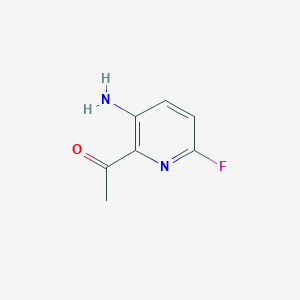 1-(3-Amino-6-fluoropyridin-2-YL)ethanone